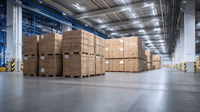 papkasser fra Polen til Danmark